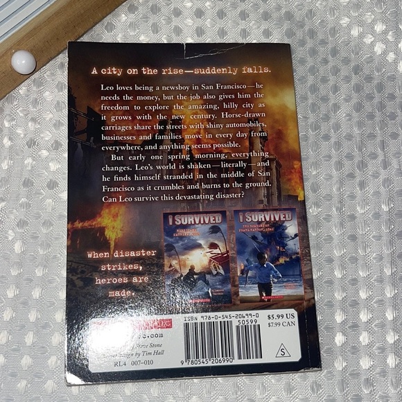 I Survived the San Francisco Earthquake, - Lauren Tarshis, 0545206995, paperback - Picture 4 of 4